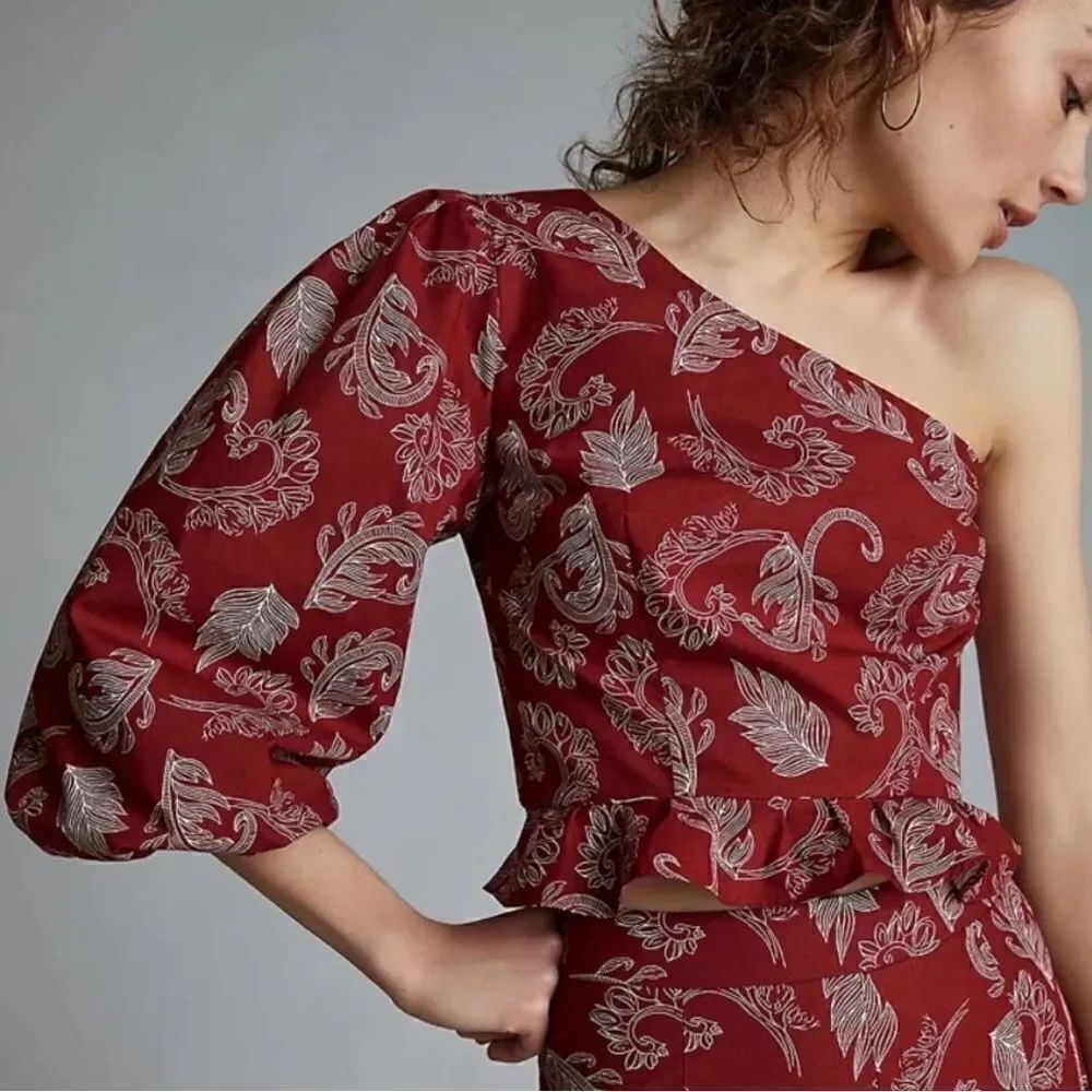 Mare Mare x Anthropologie Teresita One Shoulder Top Women’s Size Large
